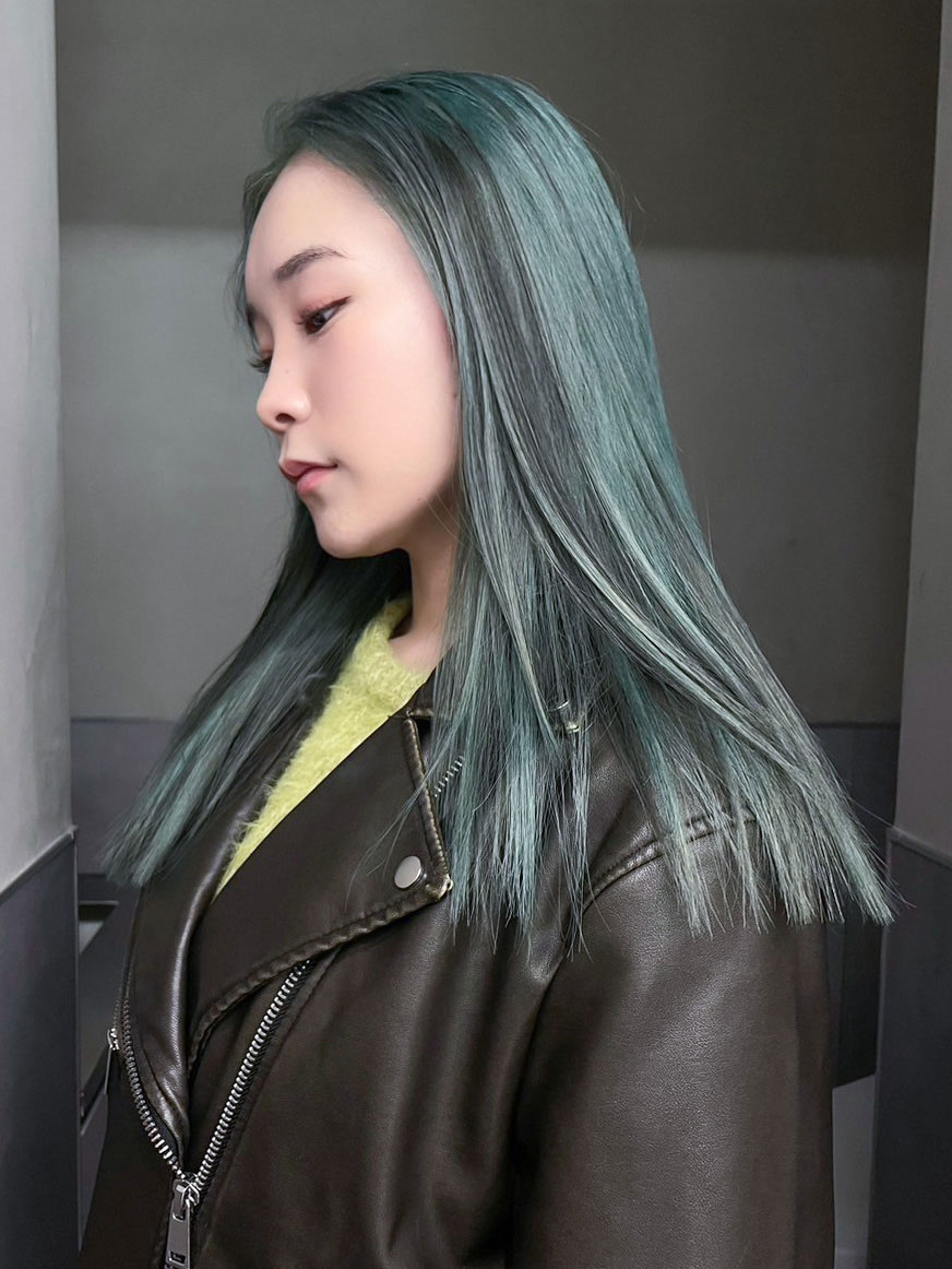 美髪韓国ヘア顔周りレイヤーロング_ba547951