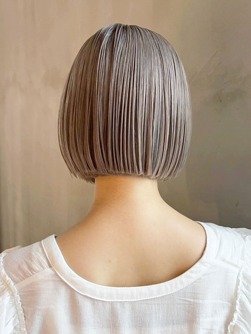 韓国ヘアハイライトカラーブリーチロングおくれ毛_ba555941