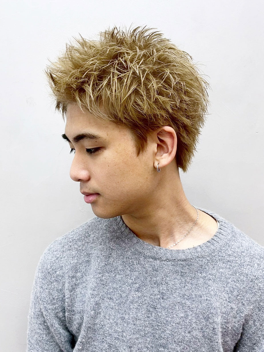 韓国ヘアハイライトカラーブリーチロングおくれ毛_ba555941