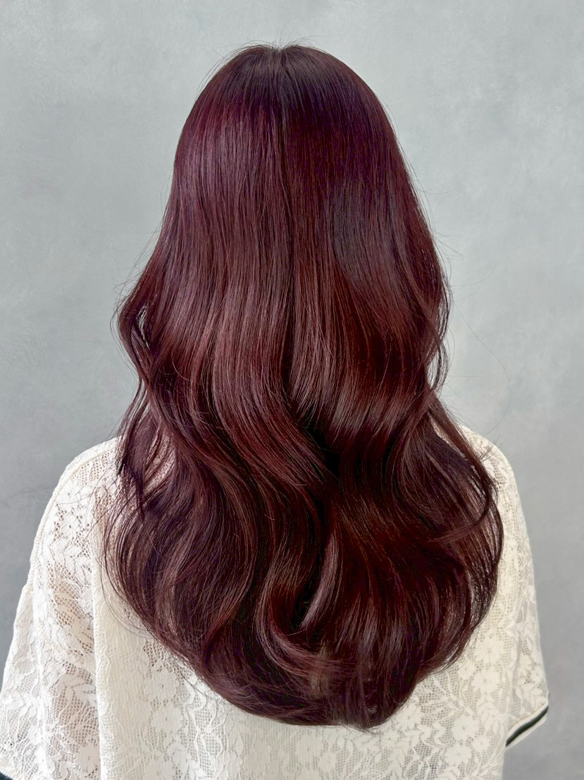 韓国ヘア顔周りレイヤーロングおくれ毛前髪カット_ba567381