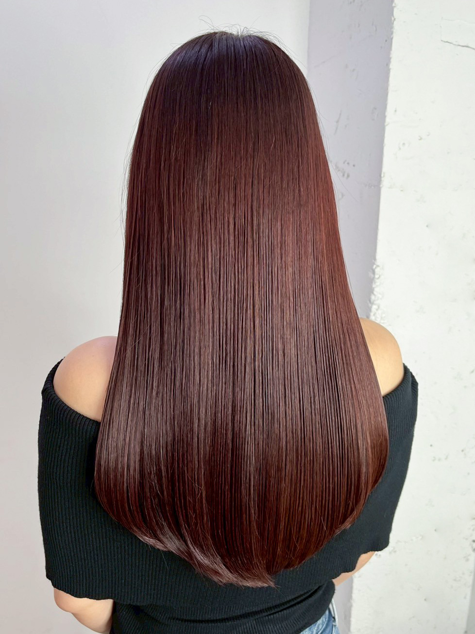 ロングおくれ毛韓国ヘアフェイスフレーミング_ba565431